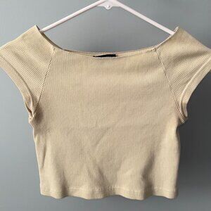 Brandy Melville Off The Shoulder Crop Top
